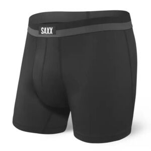 Saxx Sport Mesh Boxer Brief Black